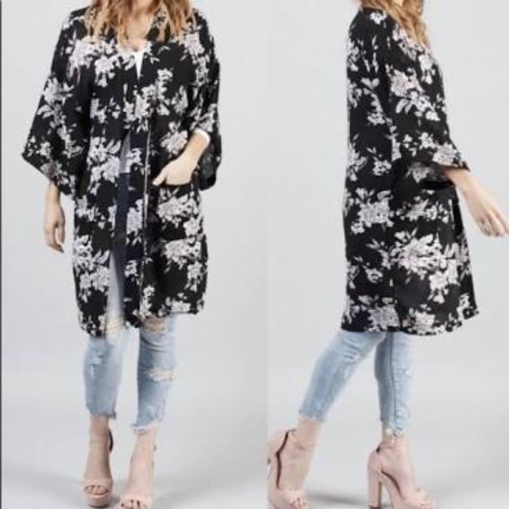 Spiritual Gangster Floral Kimono